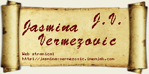 Jasmina Vermezović vizit kartica